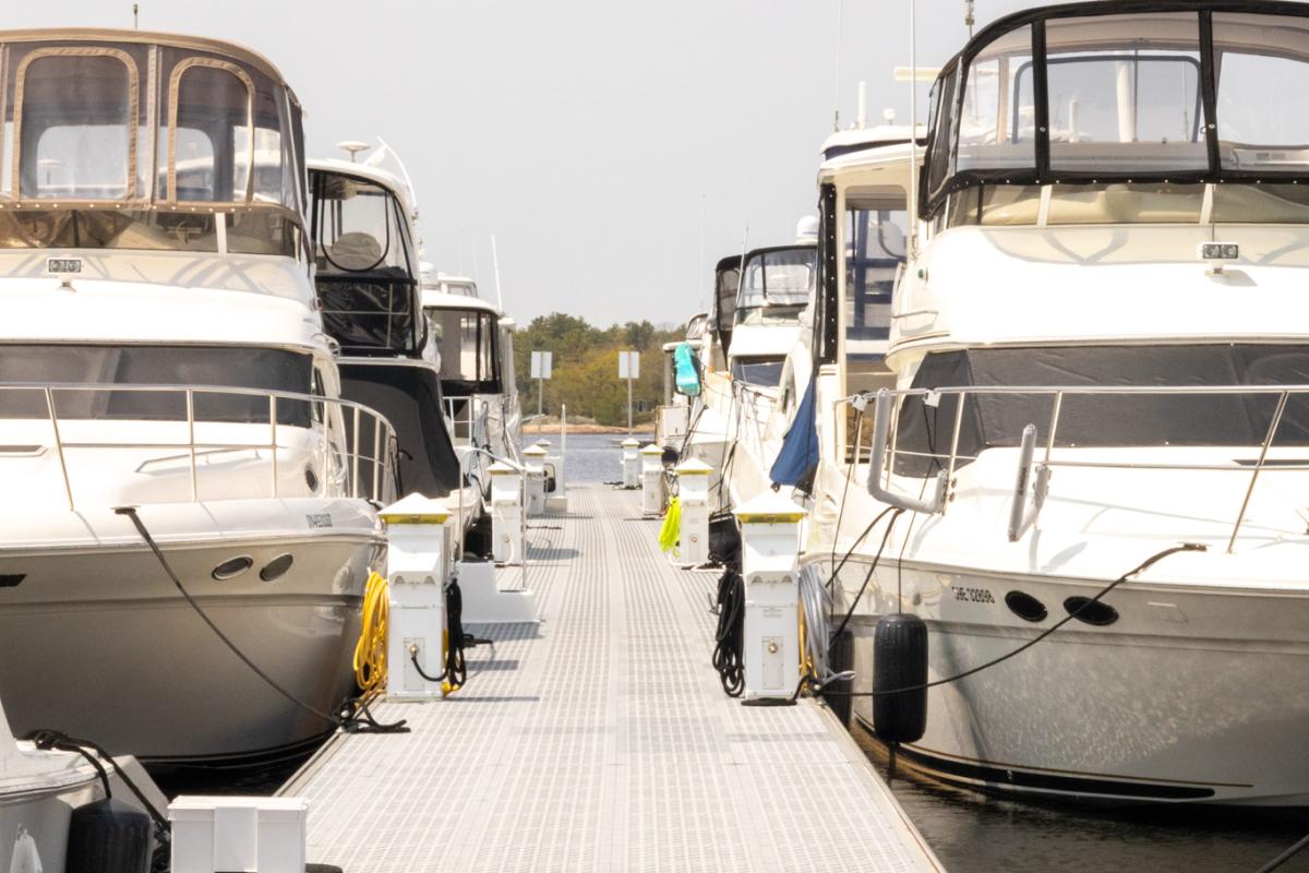 Dock at South Bay Cove Marina on Georgian Bay